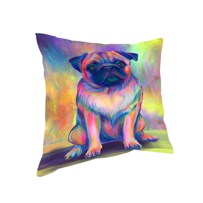 Paradise Wave Pug Dog Pillow PIL81196