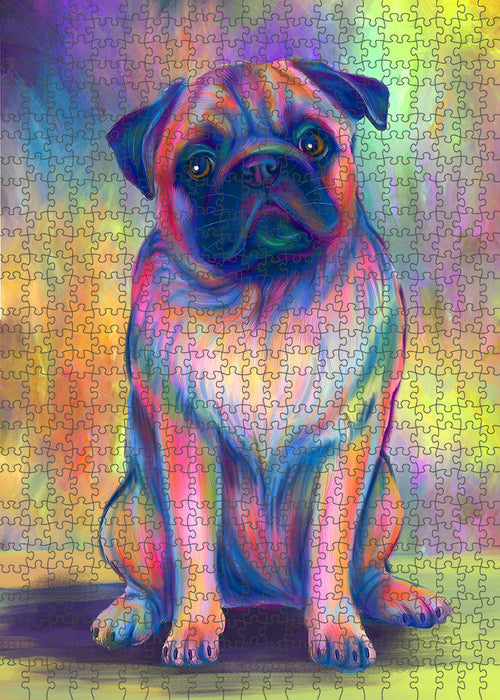 Paradise Wave Pug Dog Puzzle  PUZL95104