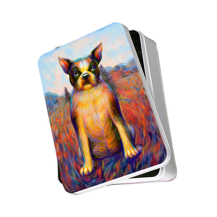 Mystic Blaze Pug Dog Photo Storage Tin PITN53586