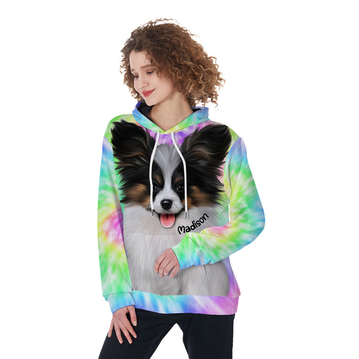 Add Your PERSONALIZED PET Painting Portrait on All Over Print Women's Jacket