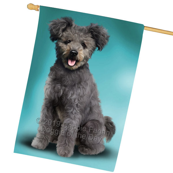 Pumi Dog House Flag FLG65597