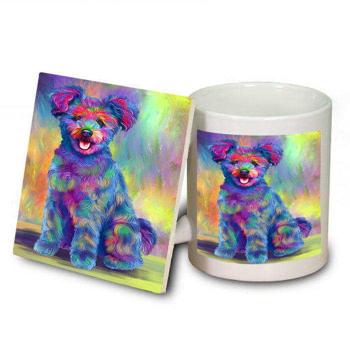Paradise Wave Pumi Dog Mug and Coaster Set MUC57512