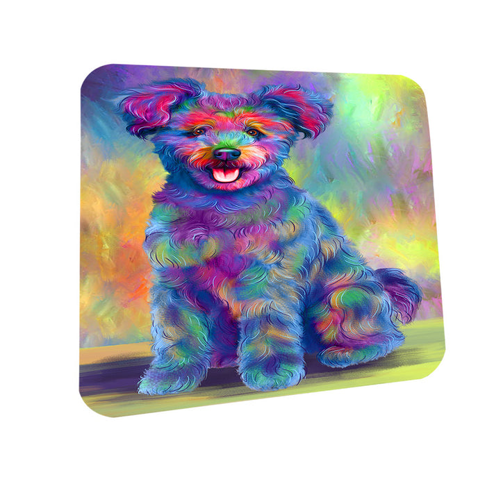 Paradise Wave Pumi Dog Coasters Set of 4 CST57478
