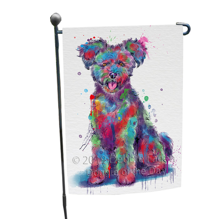 Watercolor Pumi Dog Garden Flag GFLG66376