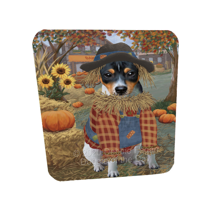 Halloween 'Round Town Rat Terrier Dogs Coasters Set of 4 CSTA58009