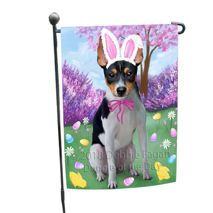 Rat Terrier Dog Easter Holiday Garden Flag GFLG56997