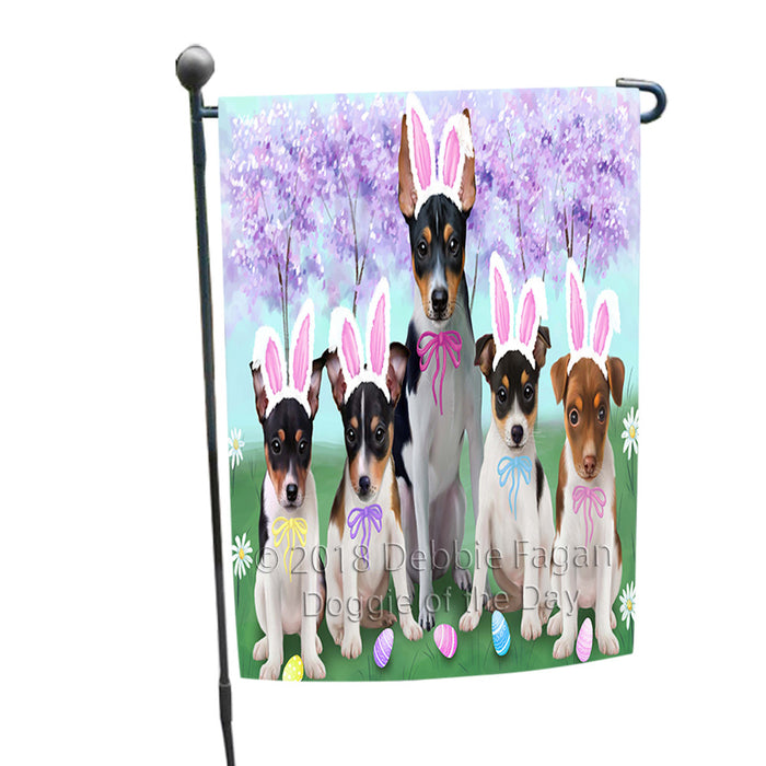 Rat Terriers Dog Easter Holiday Garden Flag GFLG56998