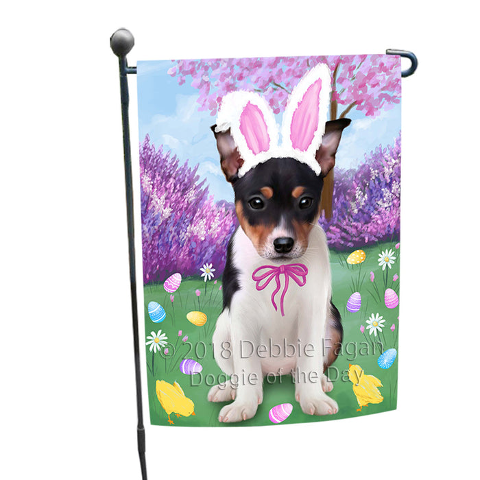Rat Terrier Dog Easter Holiday Garden Flag GFLG56999