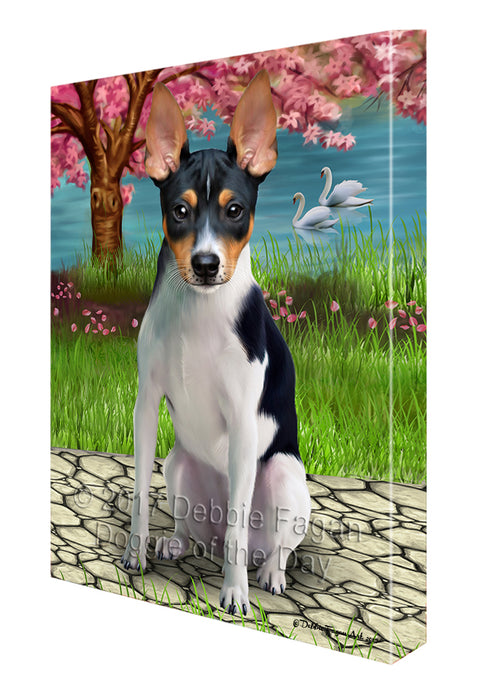 Rat Terrier Dog Canvas Wall Art CVS52194