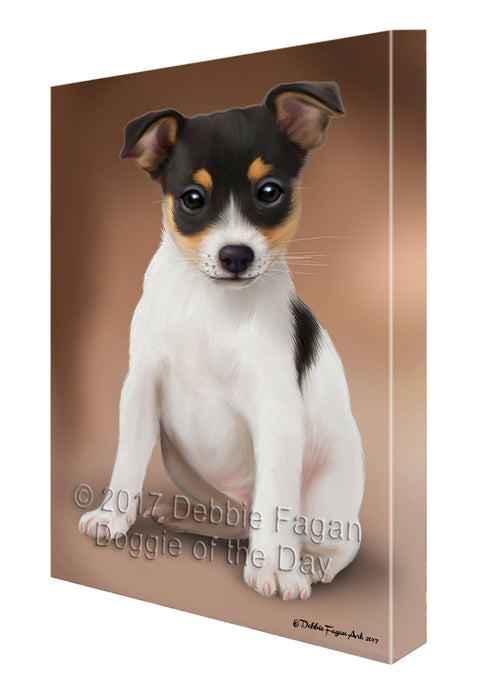 Rat Terrier Dog Canvas Wall Art CVS52158