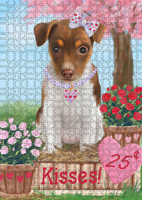 Rosie 25 Cent Kisses Rat Terrier Dog Puzzle  PUZL92196