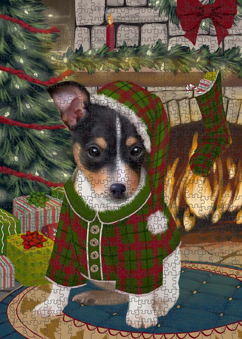 The Stocking was Hung Rat Terrier Dog Puzzle  PUZL90500