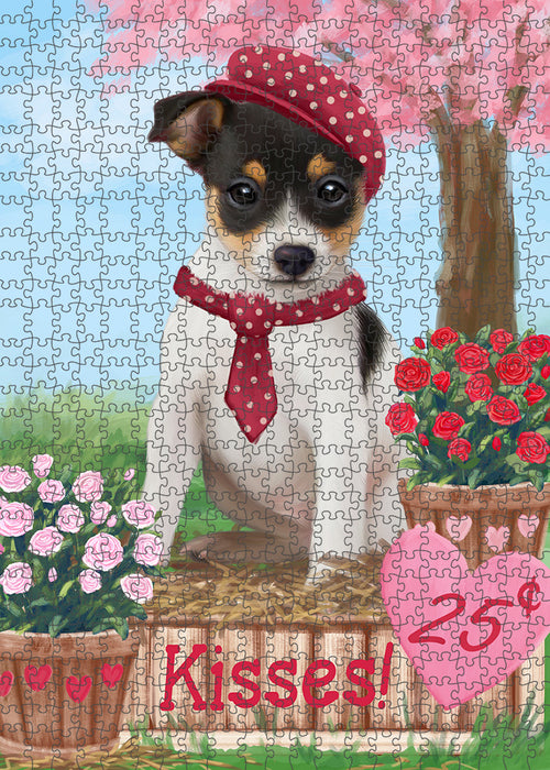 Rosie 25 Cent Kisses Rat Terrier Dog Puzzle  PUZL92200