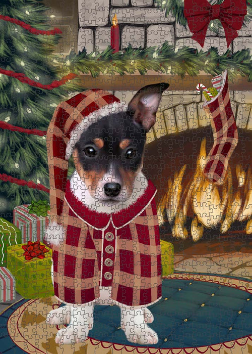 The Stocking was Hung Rat Terrier Dog Puzzle  PUZL90504