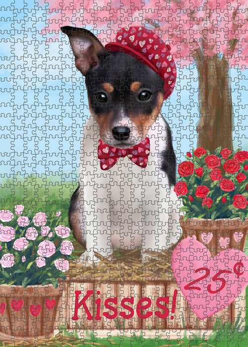 Rosie 25 Cent Kisses Rat Terrier Dog Puzzle  PUZL92204