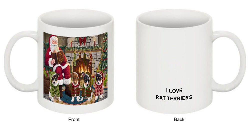 Christmas Cozy Holiday Tails Rat Terriers Dog Coffee Mug MUG50777