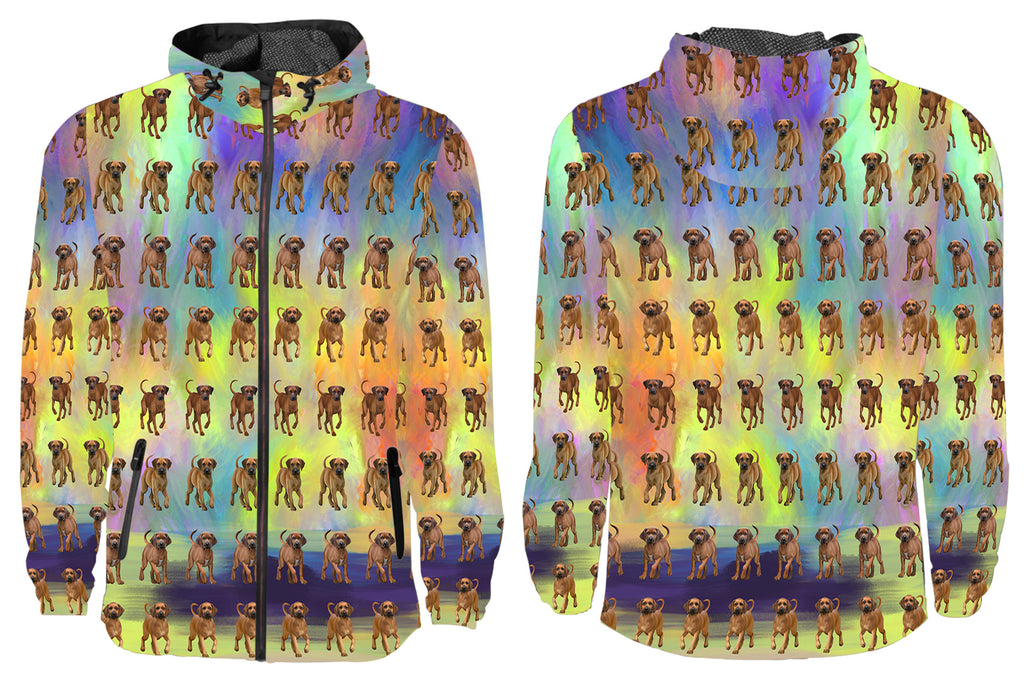 Paradise Wave Rhodesian Ridgeback Dogs All Over Print Windbreaker for Men