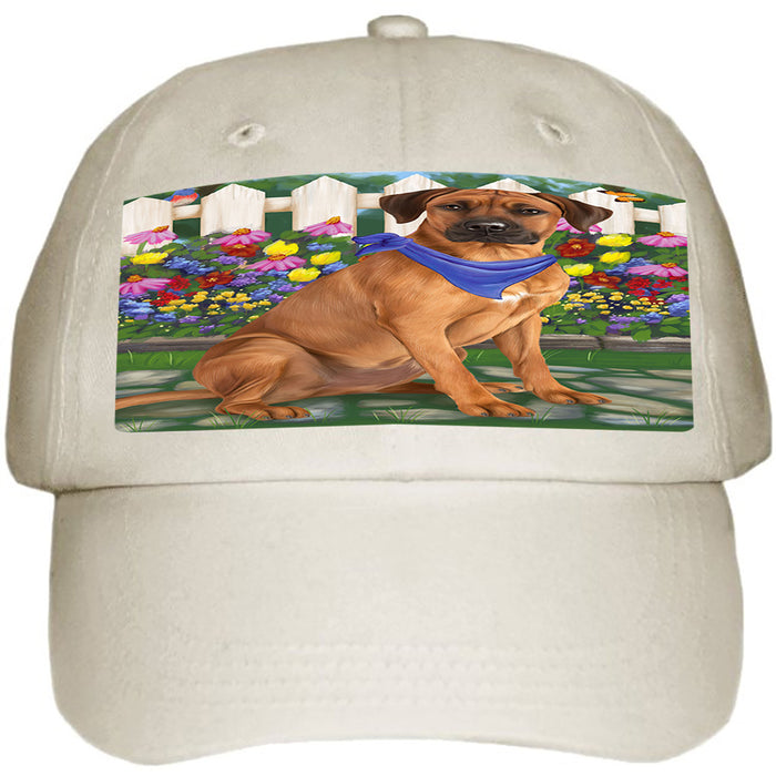 Spring Floral Rhodesian Ridgeback Dog Ball Hat Cap HAT54399