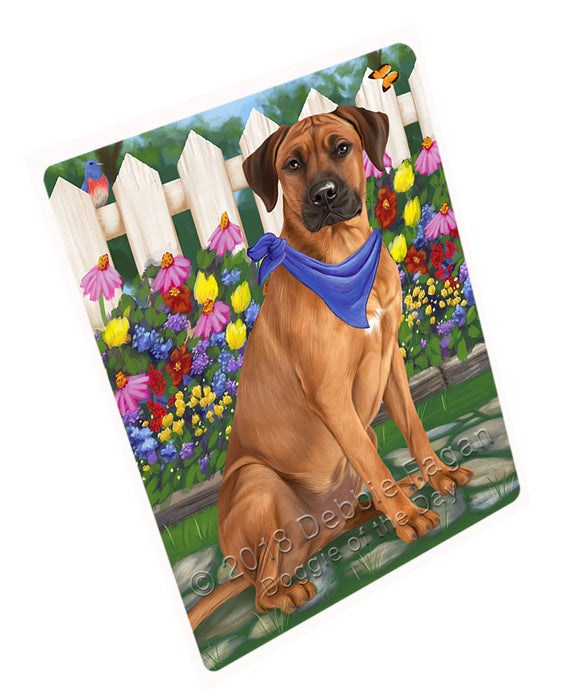 Spring Floral Rhodesian Ridgeback Dog Magnet Mini (3.5" x 2") MAG54690