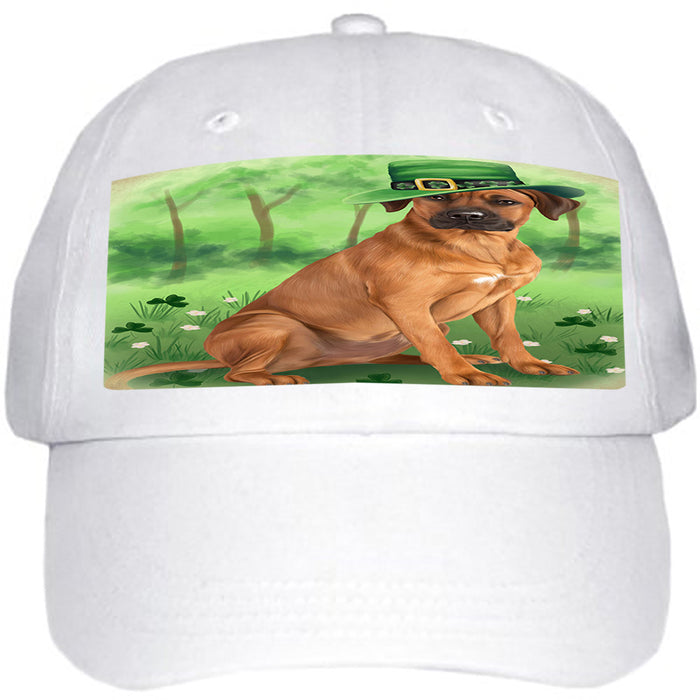St. Patricks Day Irish Portrait Rhodesian Ridgeback Dog Ball Hat Cap HAT51834