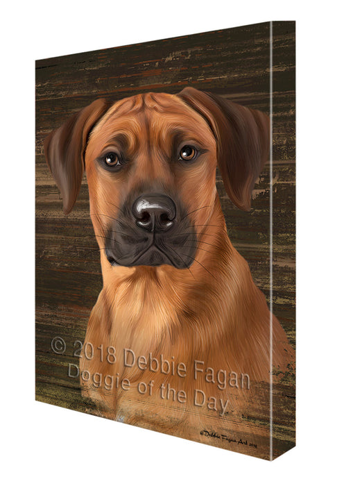 Rustic Rhodesian Ridgeback Dog Canvas Print Wall Art Décor CVS70406