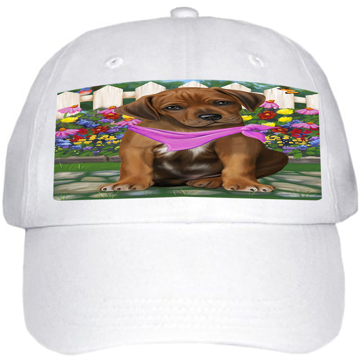 Spring Floral Rhodesian Ridgeback Dog Ball Hat Cap HAT54402