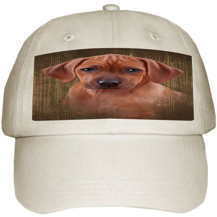 Rustic Rhodesian Ridgeback Dog Ball Hat Cap HAT55131