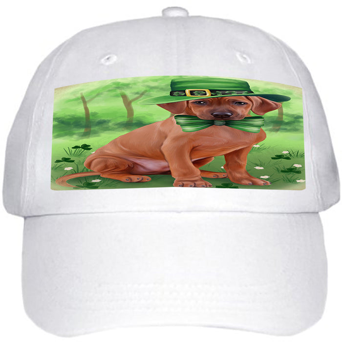 St. Patricks Day Irish Portrait Rhodesian Ridgeback Dog Ball Hat Cap HAT51840