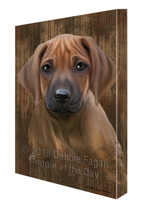 Rustic Rhodesian Ridgeback Dog Canvas Print Wall Art Décor CVS70433