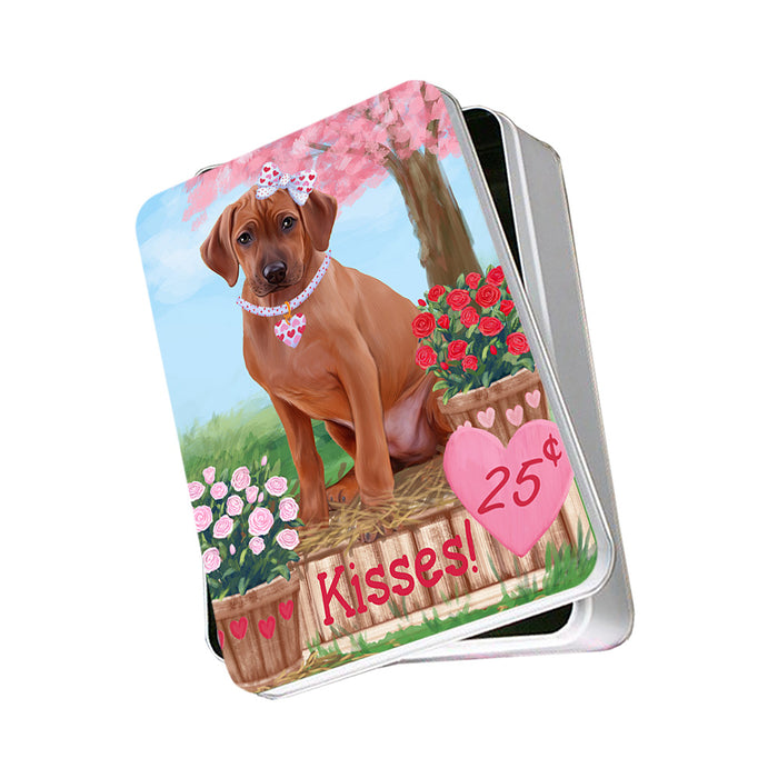 Rosie 25 Cent Kisses Rhodesian Ridgeback Dog Photo Storage Tin PITN55944