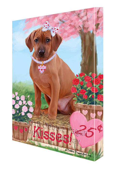 Rosie 25 Cent Kisses Rhodesian Ridgeback Dog Canvas Print Wall Art Décor CVS126233