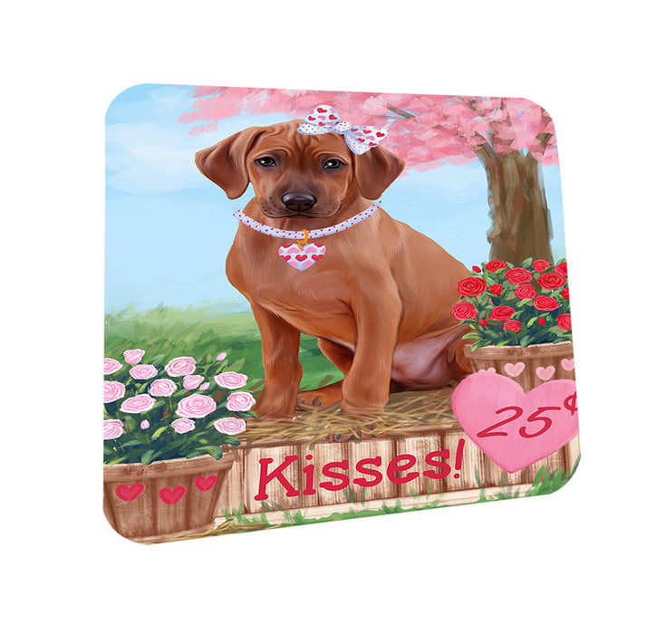 Rosie 25 Cent Kisses Rhodesian Ridgeback Dog Coasters Set of 4 CST55959