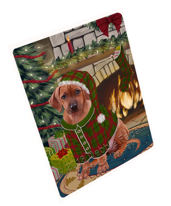 The Stocking was Hung Rhodesian Ridgeback Dog Cutting Board C71871