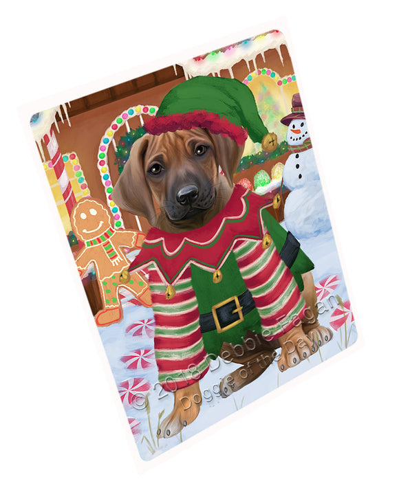 Christmas Gingerbread House Candyfest Rhodesian Ridgeback Dog Blanket BLNKT127866