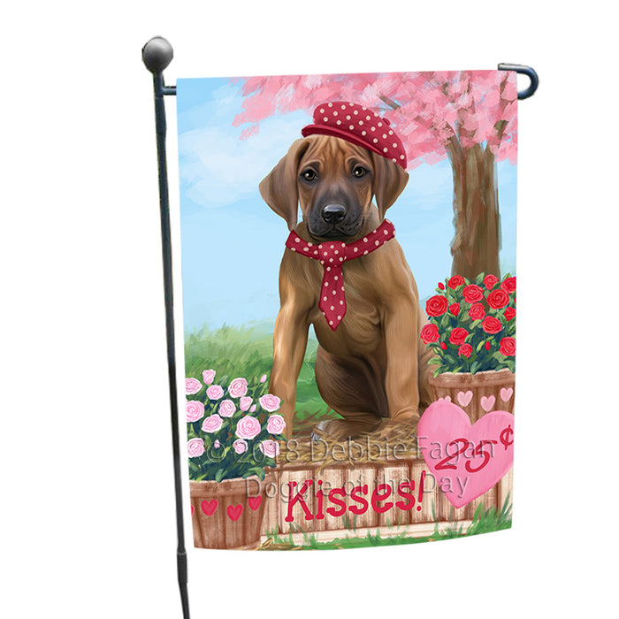 Rosie 25 Cent Kisses Rhodesian Ridgeback Dog Garden Flag GFLG56550