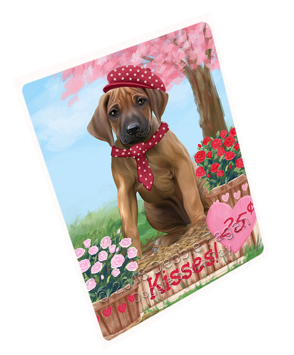 Rosie 25 Cent Kisses Rhodesian Ridgeback Dog Cutting Board C73143