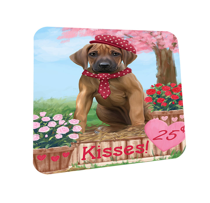 Rosie 25 Cent Kisses Rhodesian Ridgeback Dog Coasters Set of 4 CST55960