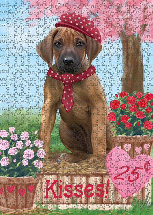 Rosie 25 Cent Kisses Rhodesian Ridgeback Dog Puzzle with Photo Tin PUZL92212