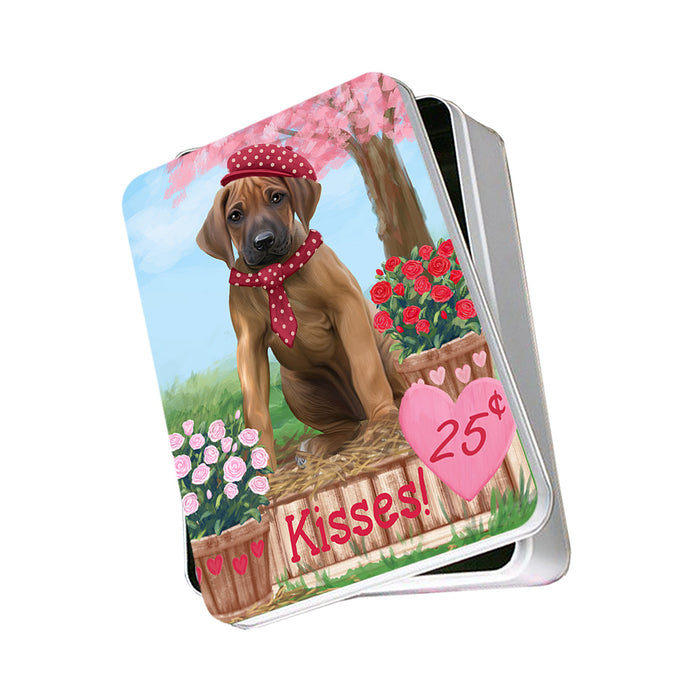 Rosie 25 Cent Kisses Rhodesian Ridgeback Dog Photo Storage Tin PITN55945