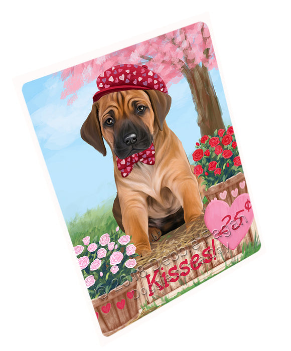 Rosie 25 Cent Kisses Rhodesian Ridgeback Dog Magnet MAG73146 (Small 5.5" x 4.25")