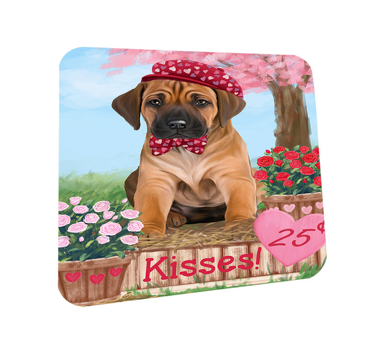 Rosie 25 Cent Kisses Rhodesian Ridgeback Dog Coasters Set of 4 CST55961