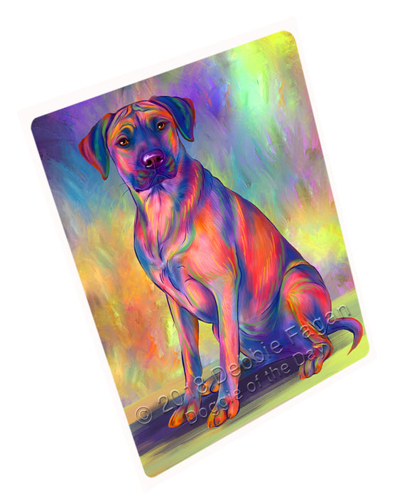 Paradise Wave Rhodesian Ridgeback Dog Large Refrigerator / Dishwasher Magnet RMAG102636