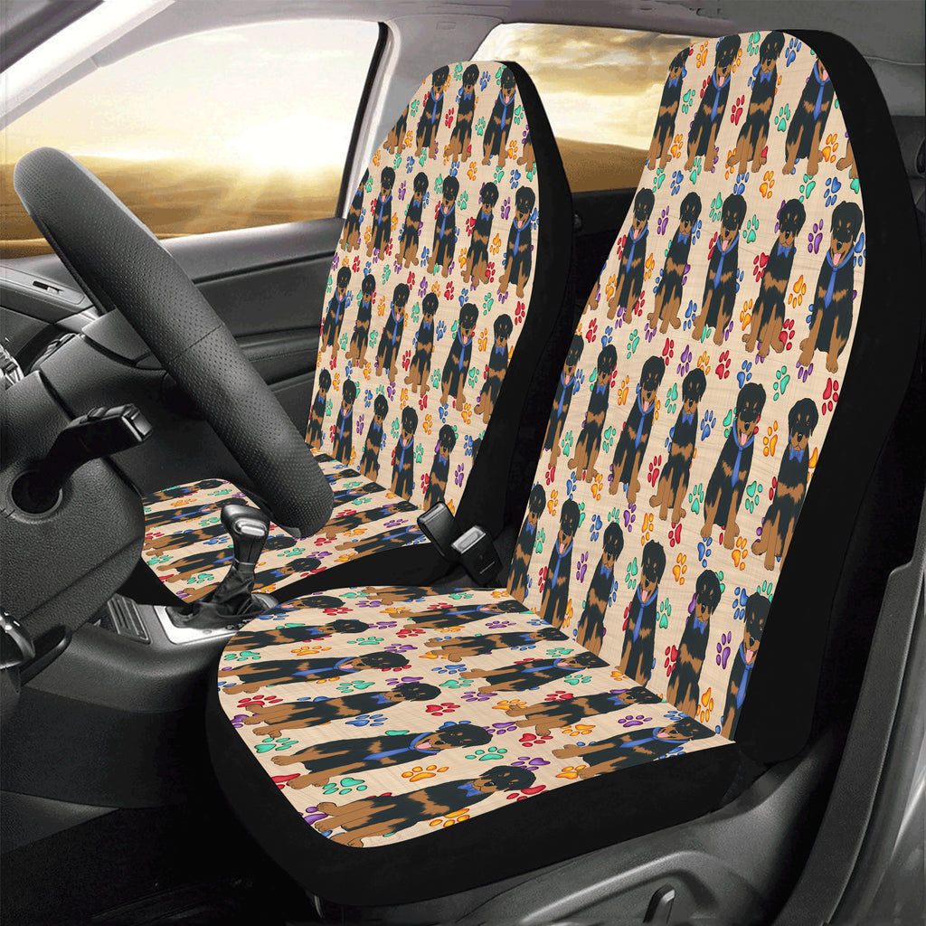 Rottweiler fashion car seat covers