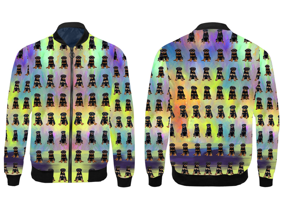 Paradise Wave Rottweiler Dogs All Over Print Wome's Jacket