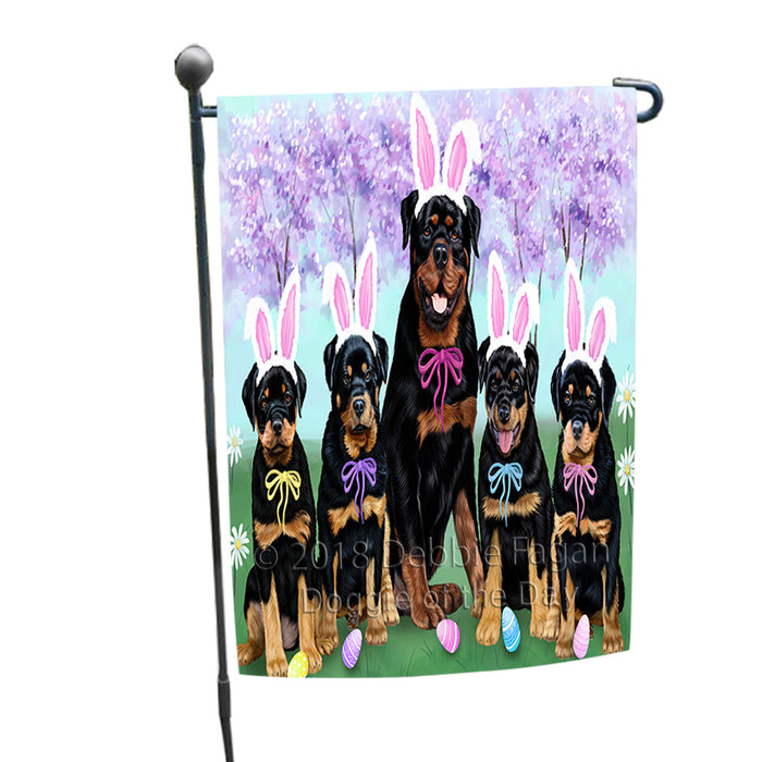 Rottweilers Dog Easter Holiday Garden Flag GFLG57005