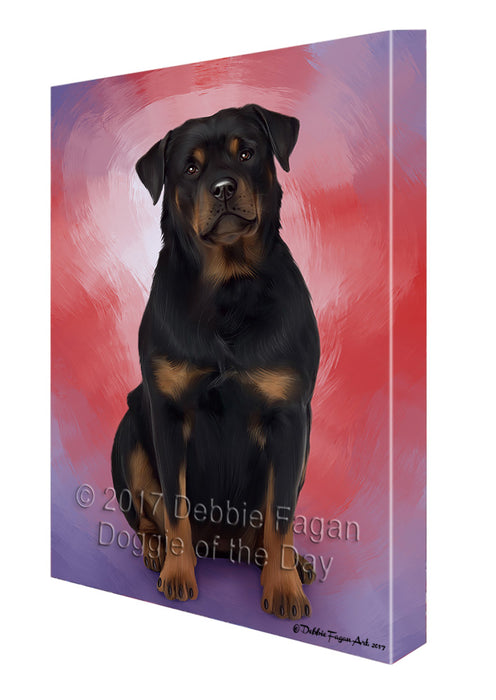 Rottweiler Dog Canvas Wall Art CVS51447