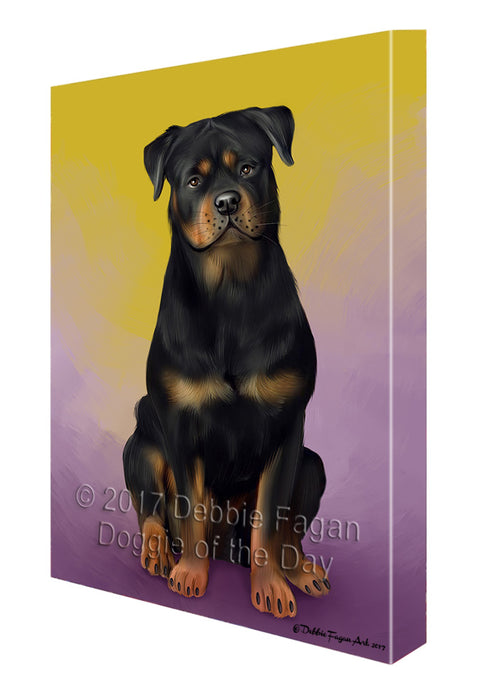Rottweiler Dog Canvas Wall Art CVS51456