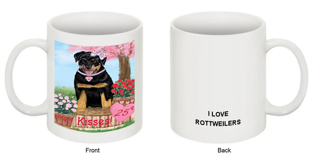 Rosie 25 Cent Kisses Rottweiler Dog Coffee Mug MUG51402