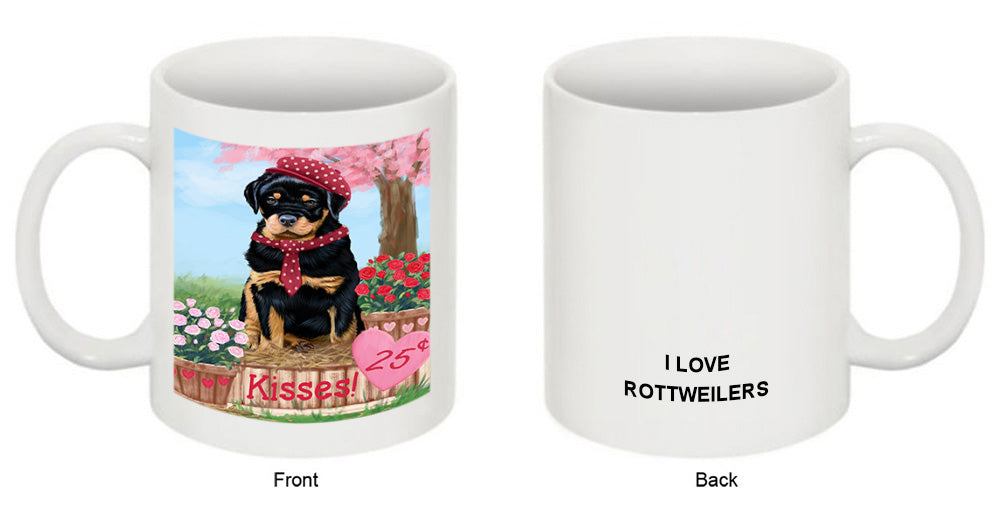 Rosie 25 Cent Kisses Rottweiler Dog Coffee Mug MUG51403