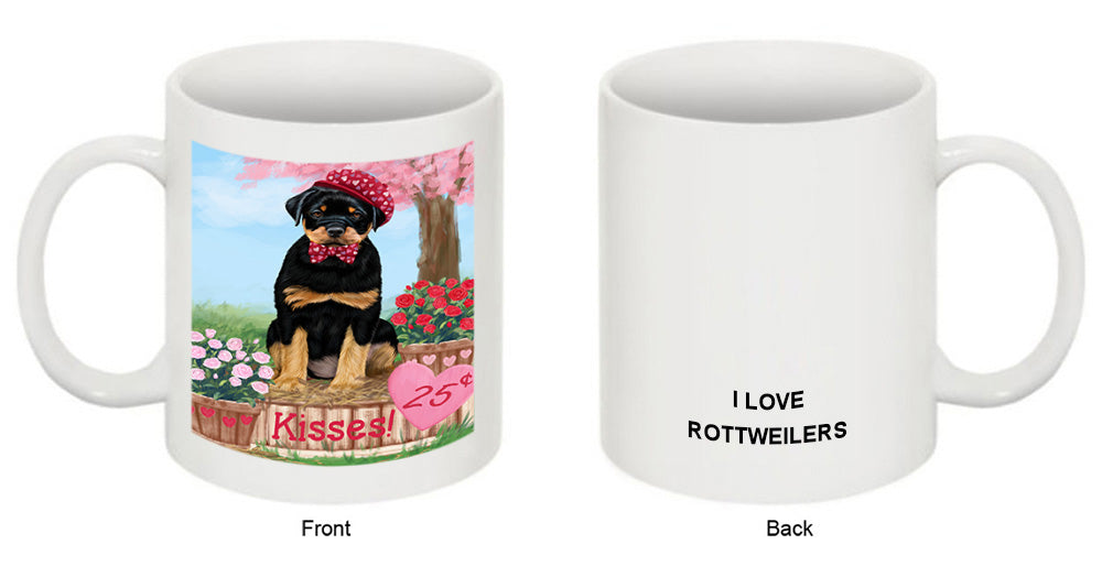 Rosie 25 Cent Kisses Rottweiler Dog Coffee Mug MUG51404